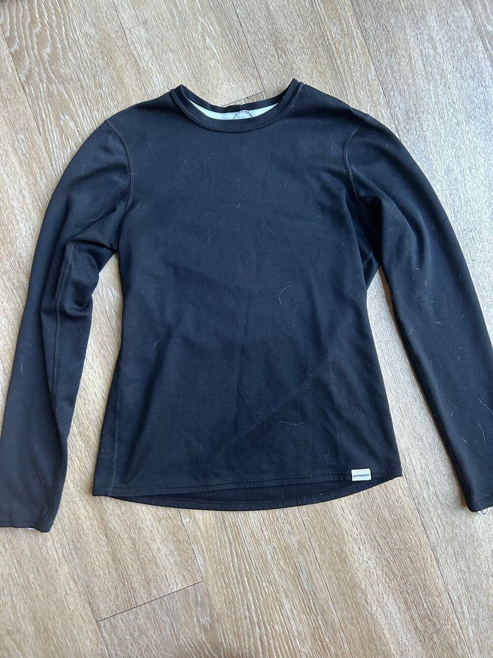 Patagonia Polartec Capilene Midweight BaseLayerBlack Gorpcore granola gearcasual